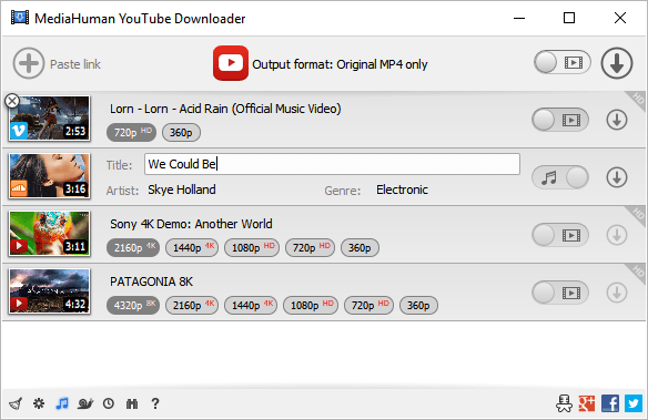MediaHuman YouTube Downloader v3.9.19 (1204) + (x64) Portable