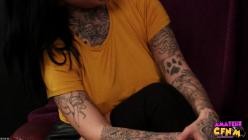 AmateurCFNM.20.09.15.Chantelle.Fox.And.Hannah.Shaw.Produce.His.Own.XXX.1080p.MP4-WRB