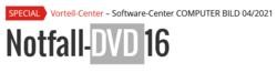 Computer Bild Notfall-DVD 16.2021