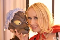 DDFBusty - Angel Wicky Kinky Red Riding Hood Busty Blonde Fingers Her Wet Pussy - 66 Pics
